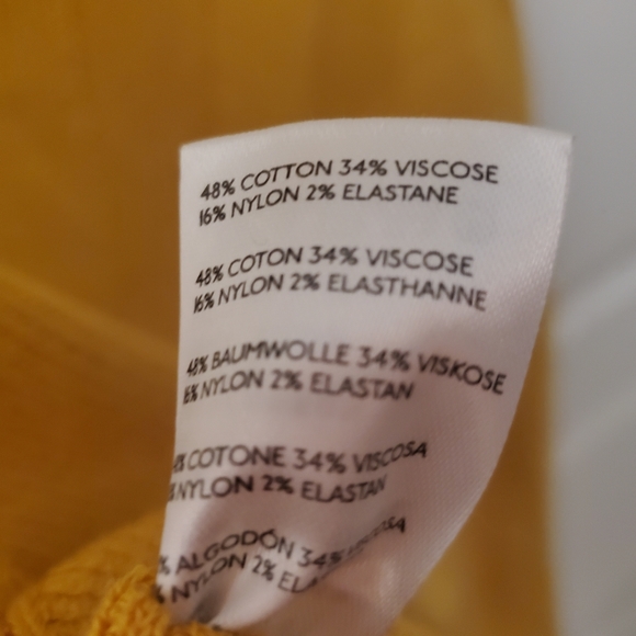 Free People Kristy Sweater Dress Fade Yellow L NWT - Picture 10 of 10